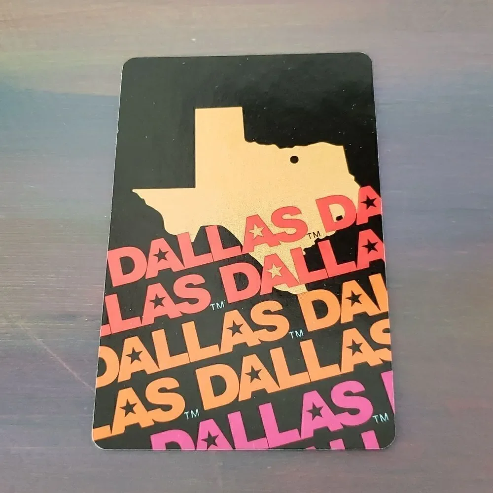 Vintage 1980 DALLAS Card Game - J R Ewing